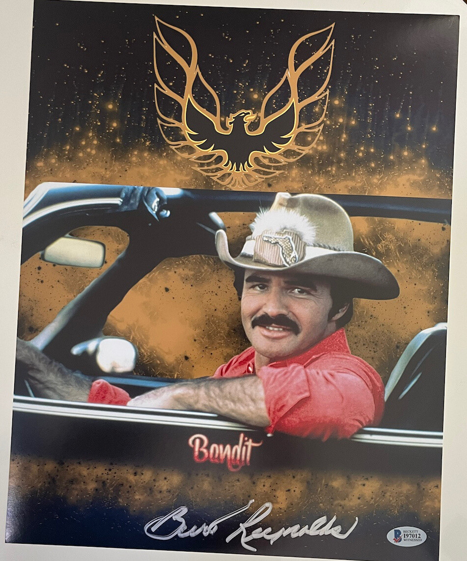 Burt Reynolds Autographed Signed SMOKEY AND THE BANDIT 11X14 PHOTO BAS BECKETT 2 