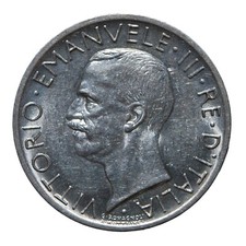 5 Lire 1927 ** Aquilotto - Roma - Vittorio Emanuele III - Regno d'Italia - qFDC