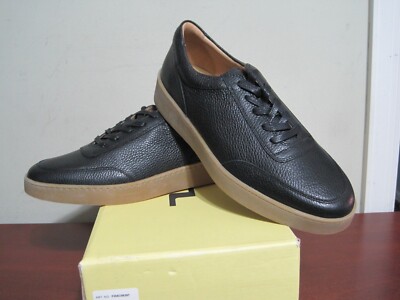 J. lindeberg Art Tennis Sneaker Mens sz 43 US 10 Black Brown NEW