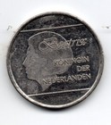 Aruba 1987, 1 Florin, coat of arm/Beatrix koningen der nederlanden, accept offer — photo 2