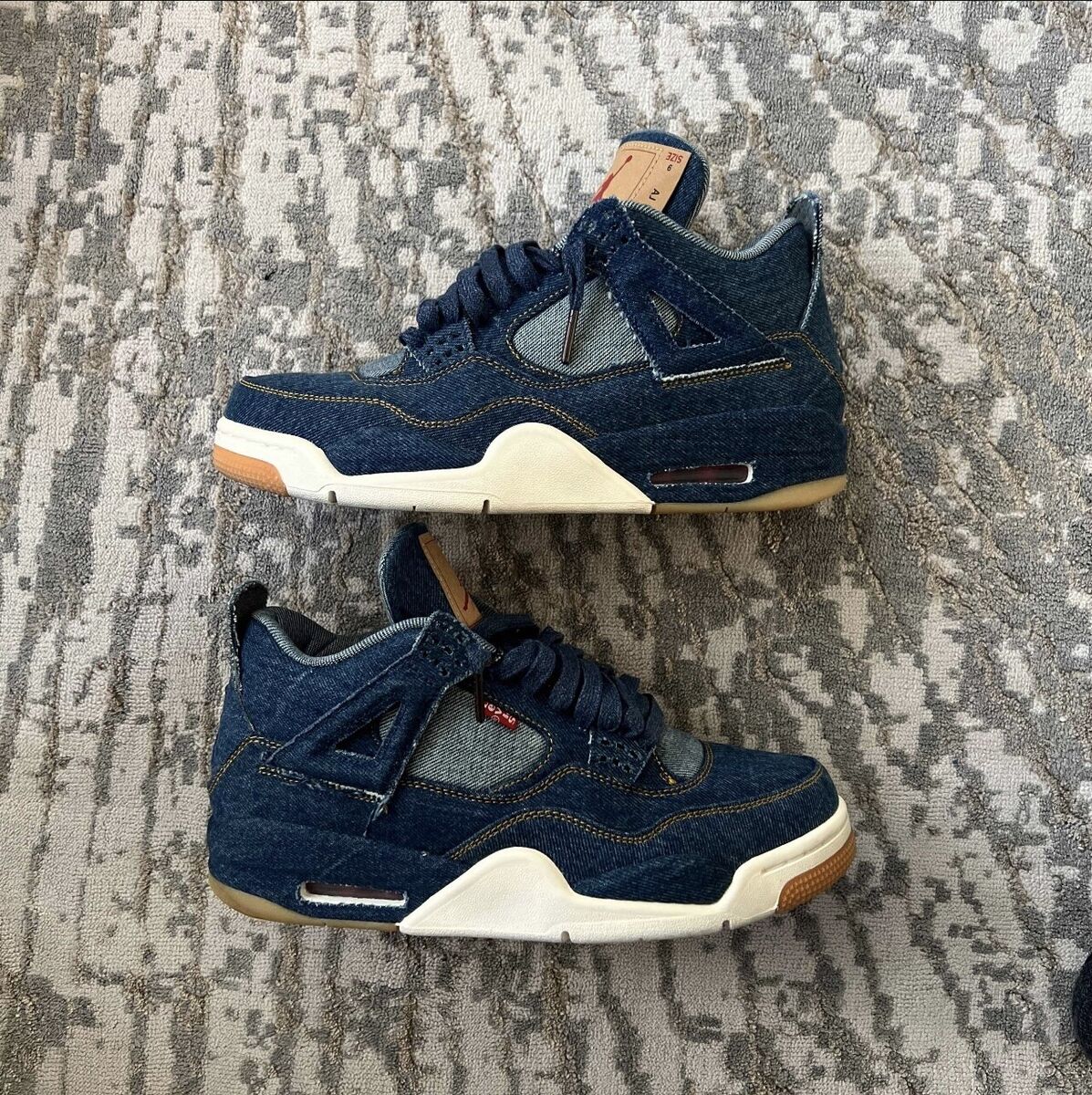Size 9 - Levi's x Air Jordan 4 Retro Denim 676556226456| eBay Size 9 - Levi's x Air Jordan 4 Retro Denim 676556226456| eBay