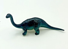 1993 Apatosaurus Dinosaur Green 5" Solid Figure PVC UKRD Vintage