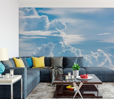 3D Sky Clouds O891 Wallpaper Wall Murals Removable Wallpaper Sticker Eve
