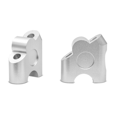 Lenkererhöhung LV1 für Suzuki GS 500 F / 500/ E 30mm silber Alu
