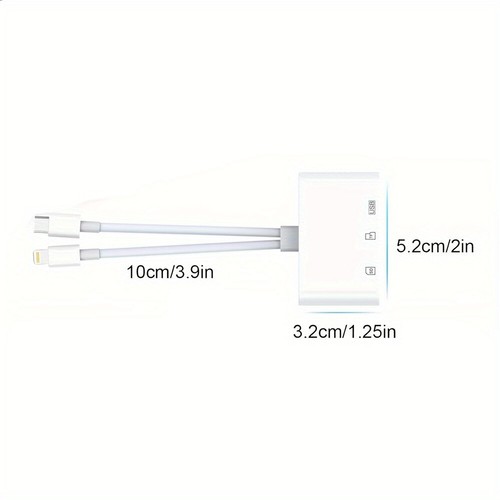 4-in-1 Memory Card/TF/SD Card Reader USB3.0 OTG Adapter for iPhone/iPad/Android - Picture 4 of 10