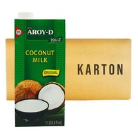 12X1L Aroy D Kokosnussmilch Kokosmilch Nuoc Cot Dua Coconut Milk