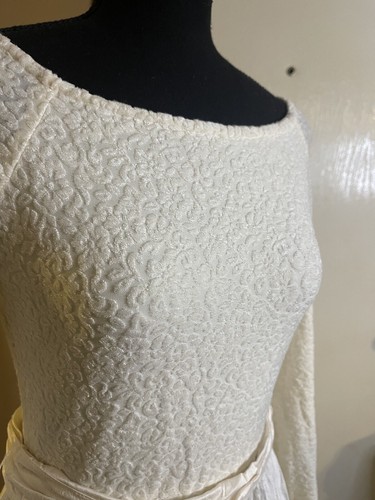 Bonnie Strauss Damen Vintage Lt. Blush wadenlanges Kleid Größe 8 (sm Punkte Rock) - Bild 3 von 15