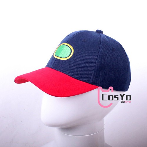 Anime Inuyasha Cosplay Hat Sun Blue with Red Peaked Cap Inuyasha Summer Hat - Picture 6 of 9
