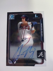 Austin Riley 2015 1st Bowman Draft Chrome AUTO