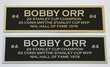 Bobby Orr Nameplate for signed hockey jersey photo puck or other item