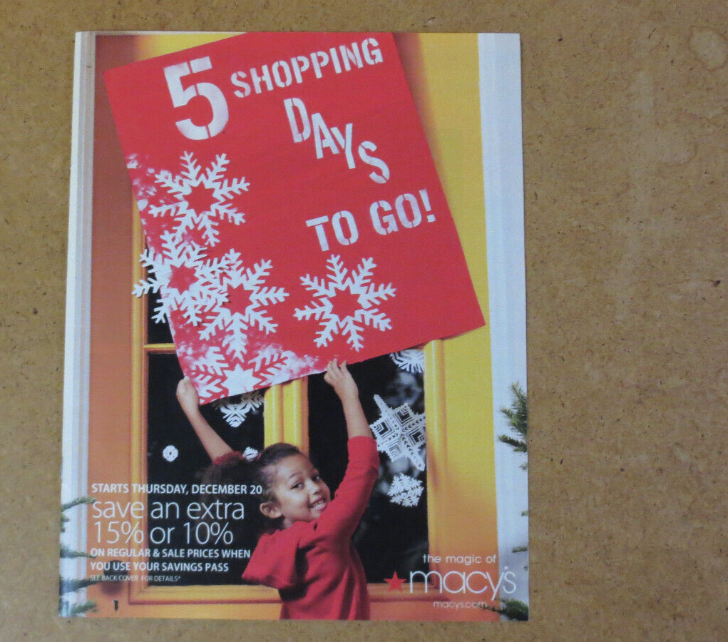 Macy's 2007 CATALOG Print Ad Advertisement WINTER MODELS