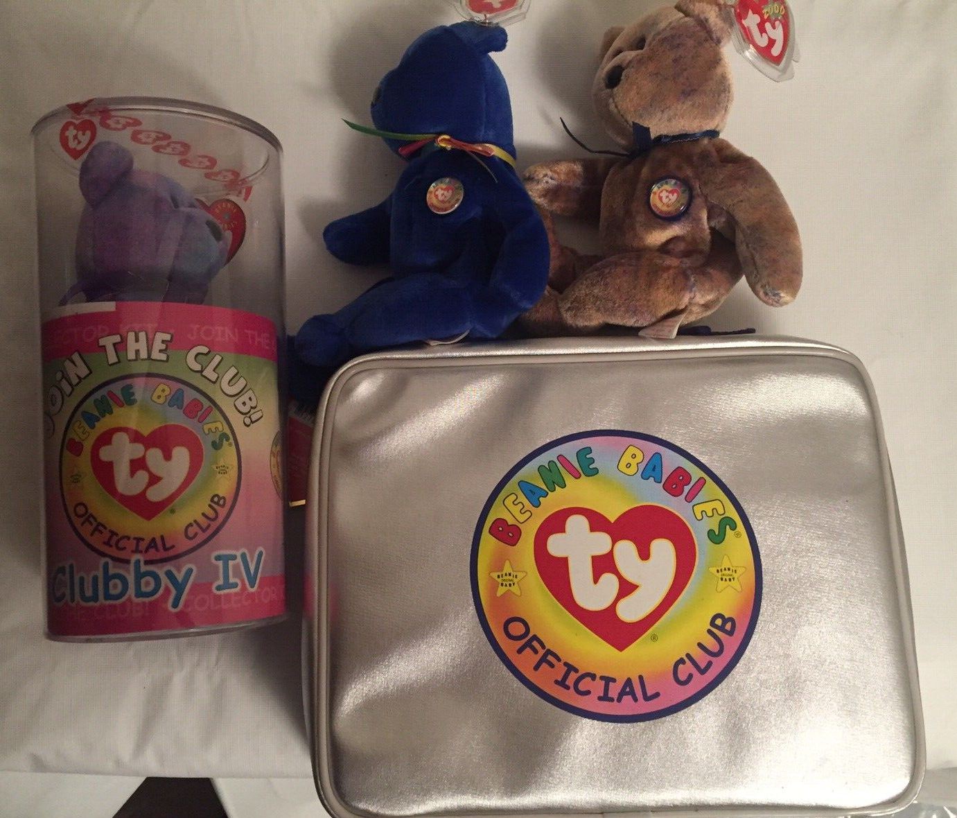 Ty Beanie Baby CLUBBY I II III IV - Rare Collection - Unique Lot - Vintage!!! - Picture 11 of 12