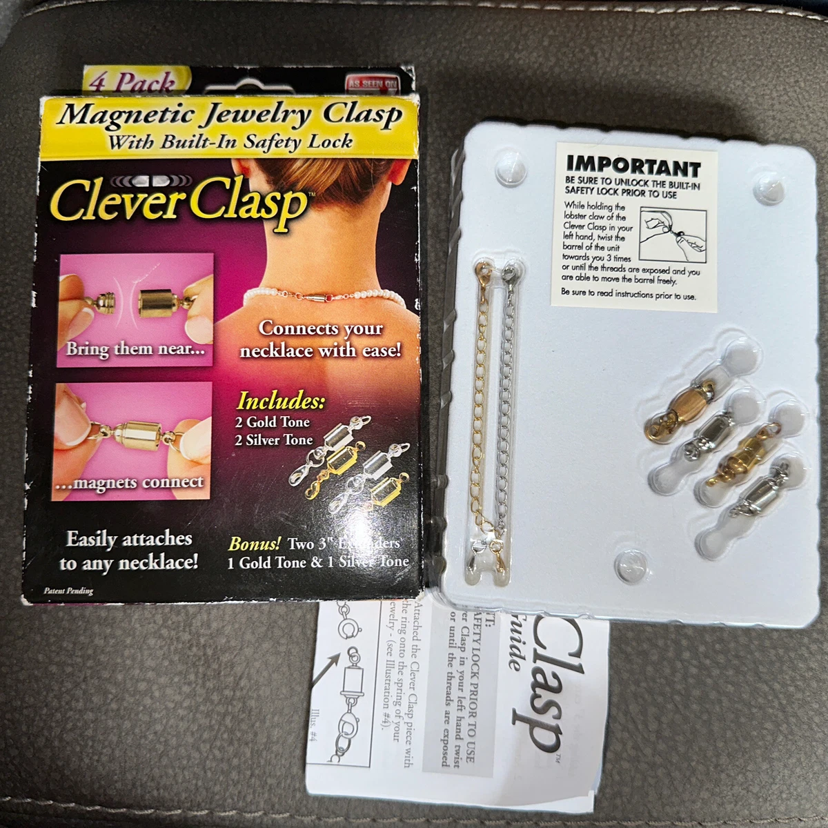 Clever clasp sale magnetic jewelry clasp