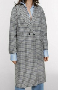 zara grey masculine coat