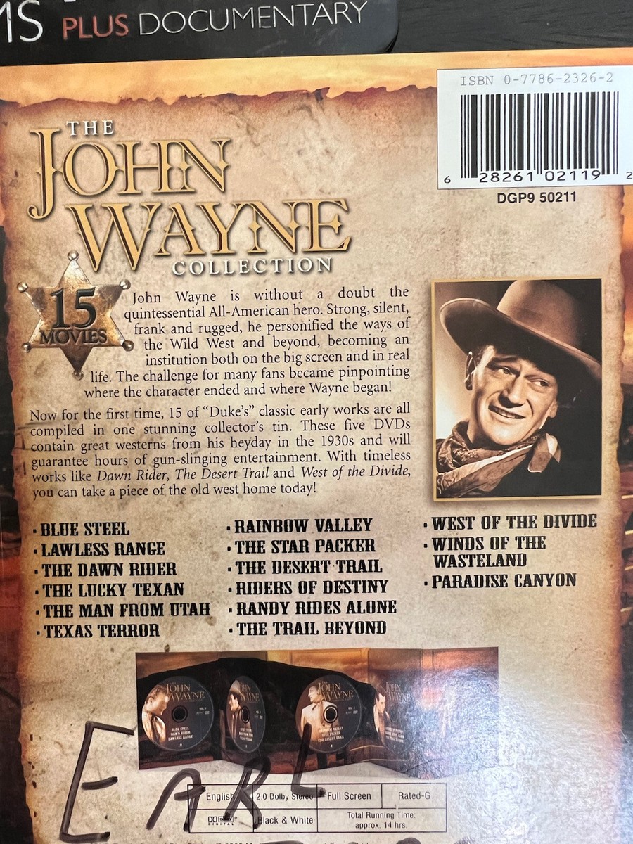 Lot 6 JOHN WAYNE Western Cowboy Movie DVD Boxed Set Collections | eBay