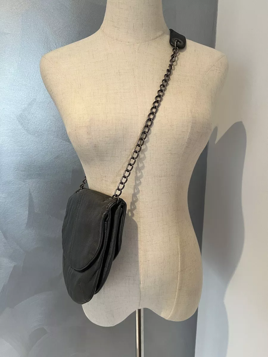 Grey chain bag sale