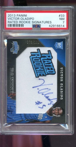 2013-14 Panini Victor Oladipo Rated ROOKIE RC AUTO Autograph PSA 7 Graded Card