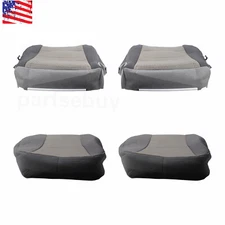 2009-2012 FITS FOR DODGE RAM 1500 2500 3500 SLT FRONT CLOTH SEAT COVER GRAY 