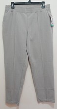 Mondetta Women's Pintuck Straight Leg Pant Moisture Wicking Beige Size XL
