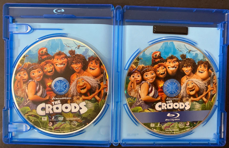 Dreamwork’s The Croods (Blu Ray/DVD) Pre-owned FREE SHIPPING in Canada!! - Image 3 of 4