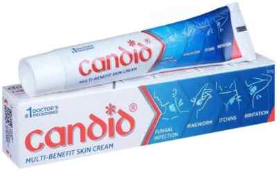 Candid Cream reduce vaginal burning itching fungal skin infection ringworm 30gm