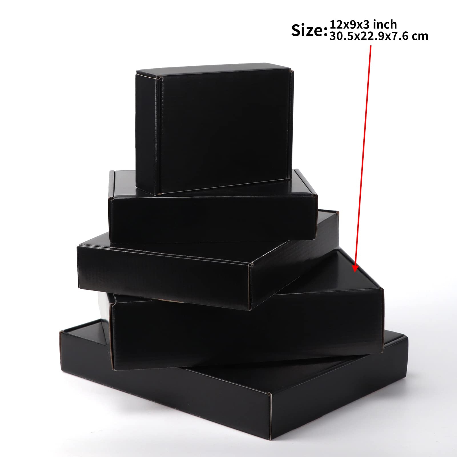 Shipping Cardboard Boxes for Small Business, Packing and Mailing, 12x9x3 - Pa...