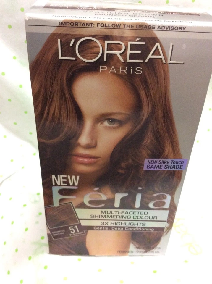 L'Oreal Feria Multifacético Color 3X Destacados #51 Marrón Bronceado Calentador LEER - Foto 2 de 4