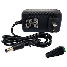AC 100-240V to DC 12V 2A 24W Power Supply Adapter Heavy-Duty For LED Strip Light