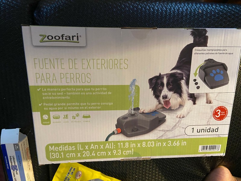 Zoofari Outdoor Dog Fountain