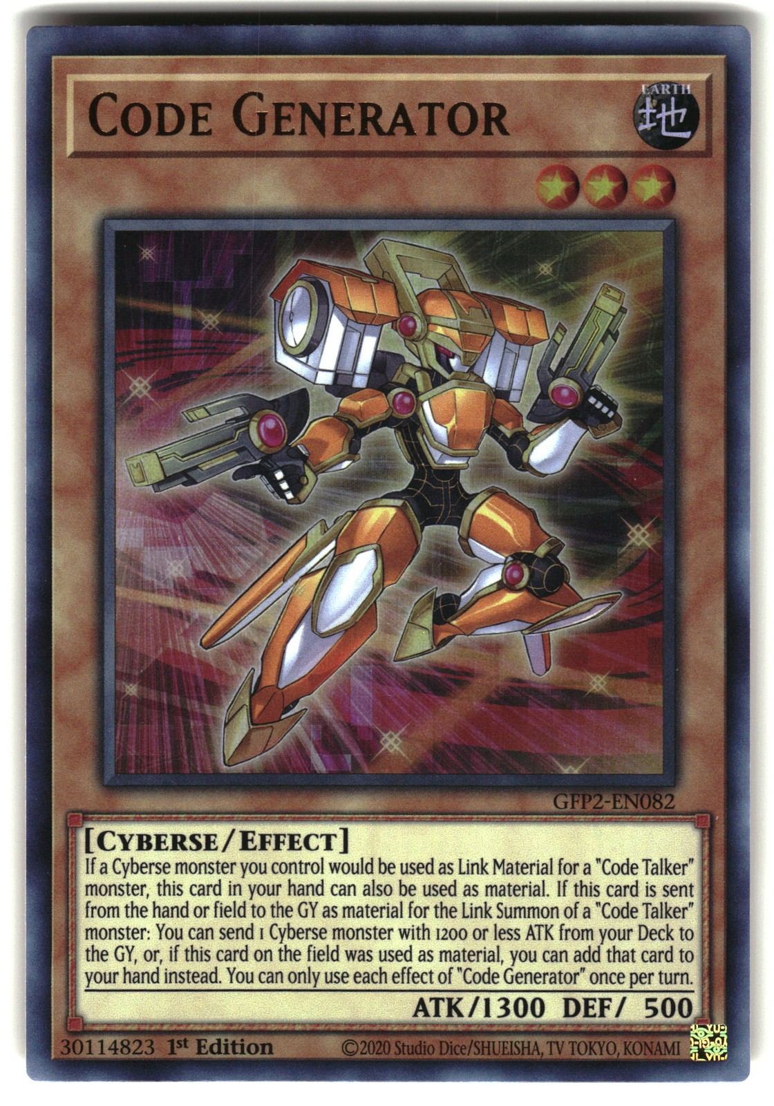 Code Generator Ghosts From the Past: The 2nd Haunting GFP2-EN082 Ultra Rare NM