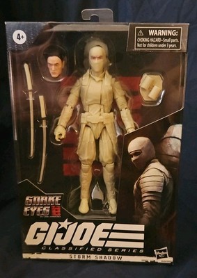 G.I. Joe Storm Shadow Classified Series Action Figure & Weapons 2020 Hasbro NEW