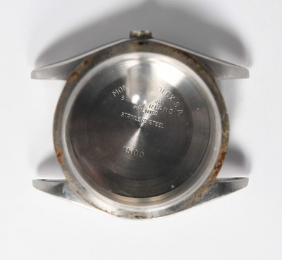 Rolex 1505 Case 1500 Caseback 1972 Good Threads NO PITTING 2.98 Mill Serial