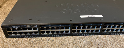 Cisco Catalyst 3650 PoE 4x10G WS-C3650-48FQ-S V05 48Port Gigabit Ethernet Switch