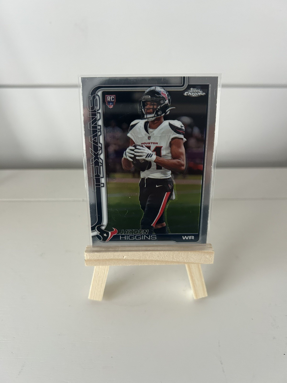 2025 Topps Chrome Jayden Higgins #343 Rookie RC Texans