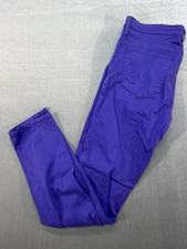 Adriano Goldschmied The Prima Mid Rise Women Pants Blue Size 28R Made in USA
