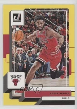 2022-23 Panini Donruss Yellow Flood Coby White #33 b8c