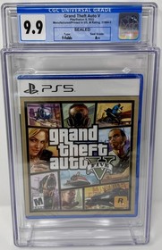 CGC Graded Grand Theft Auto V (GTA 5) NEW PS5 (1022784010, 9.9 A++)