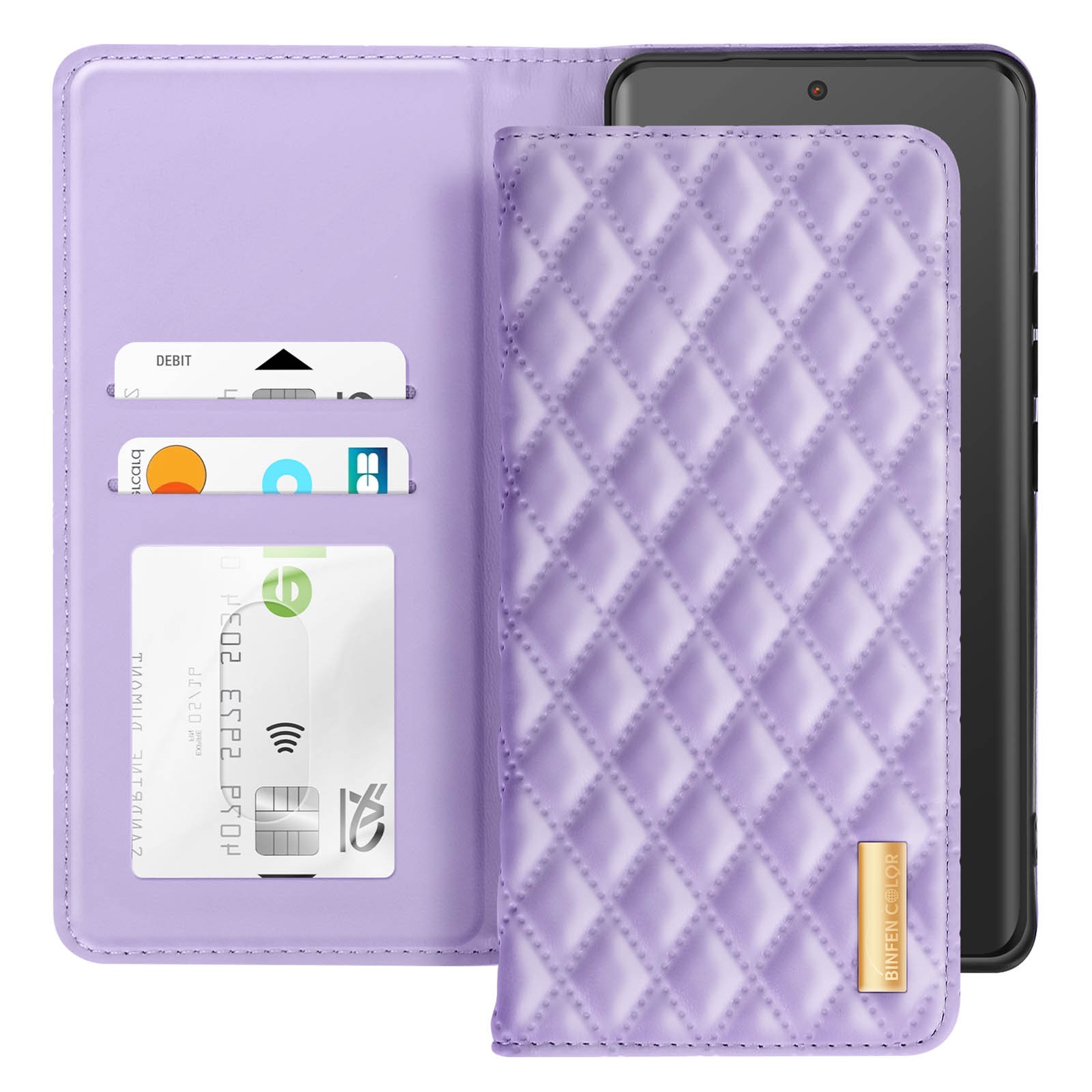Étui portefeuille Redmi Note 14 Pro Avizar protection clapet aimanté lavande