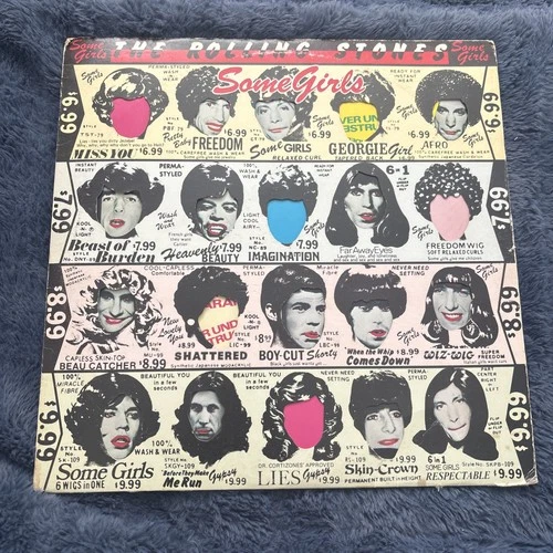 Some Girls Rolling Stones 1978 Vinyl record rock n roll vintage CUN 38108A