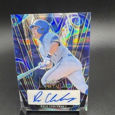 2024 Leaf Metal - Autographs Roch Cholowsky #BA-RC1 Blue Lava /15 (AU, RC)