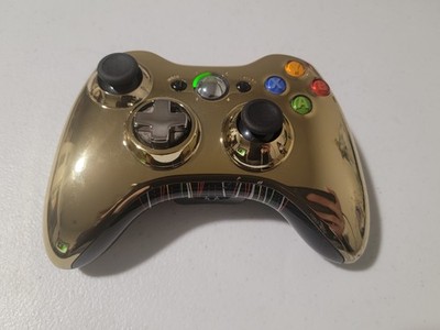 Microsoft Xbox 360 Gold Star Wars C3PO Wireless Controller Authentic Tested