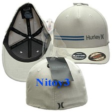 Hurley H2O-DRI Line-Up Flexfit Baseball Cap-Hat-Men S-M head : 54-57cm.