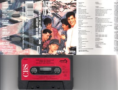 NEW KIDS ON THE BLOCK - Step by Step   MC CBS Records 1990
