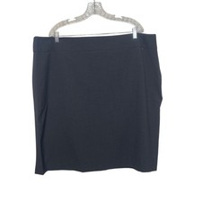 George Pencil Skirt Womens 24W Gray New WOT Professional Workwear Lined