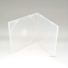Maxtek 5.2mm Slim Single Clear PP Poly Plastic CD and DVD Disc Cases