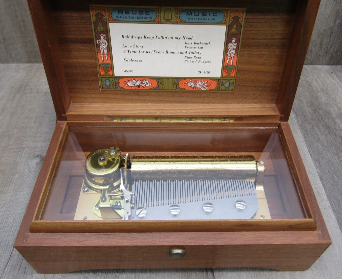 Reuge Sainte Croix In Collectible Music Boxes (1940-1970) for sale