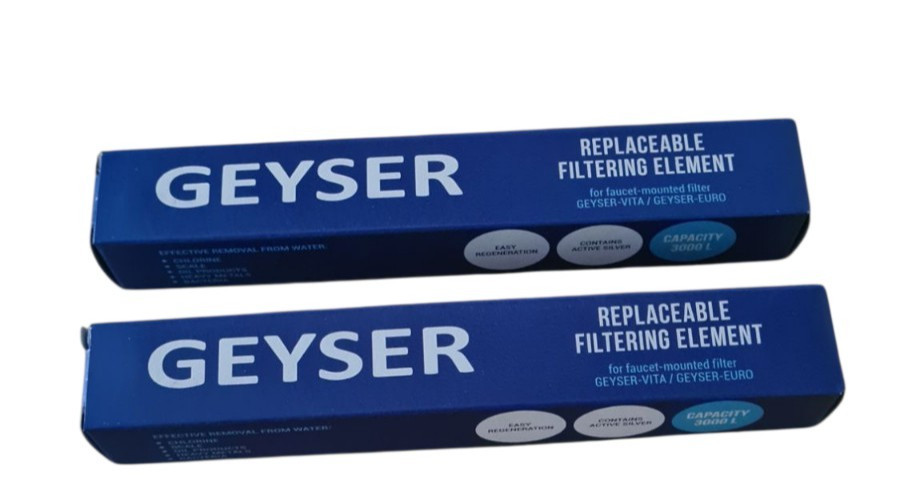 Juego de 2 filtros de cartucho GEYSER EURO Aragón repuesto, 6000 litros