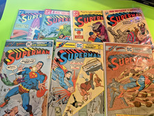 LOT OF 7 - SUPERMAN #290 #291 #302 #305 #311 #353 381 BRONZE AGE 1975 DC COMICS
