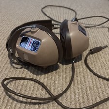 Vintage Realistic KOSS Custom Pro Stereo Headphones Brown Tested Works