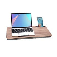Portable Lap Desk for Up to 16-inch Laptops with Tablet Slot Cushion, Large